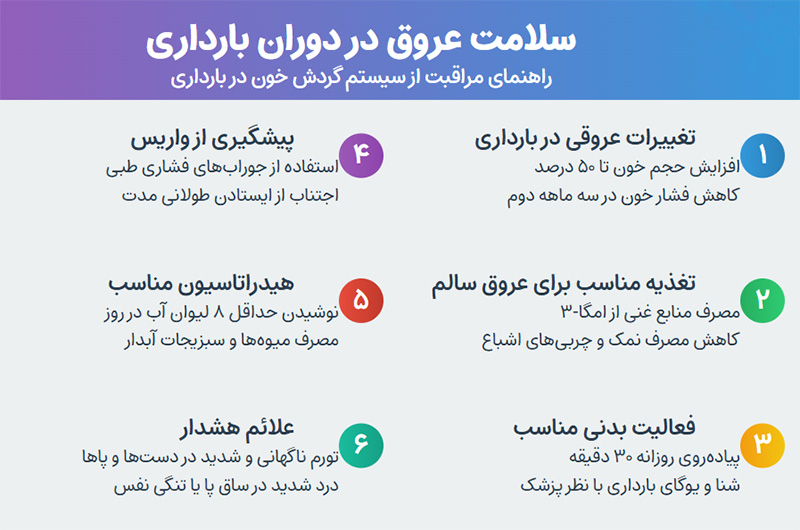سلامت عروق در بارداری